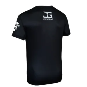 Back view of Enfusion Basics T-Shirt in black from the Fight Night collection