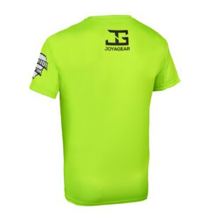 Back view of Enfusion Basics T-Shirt in green from the Fight Night range