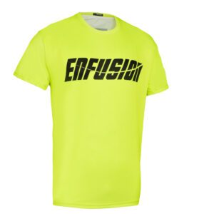 Enfusion Basics T-Shirt in yellow with bold Enfusion logo